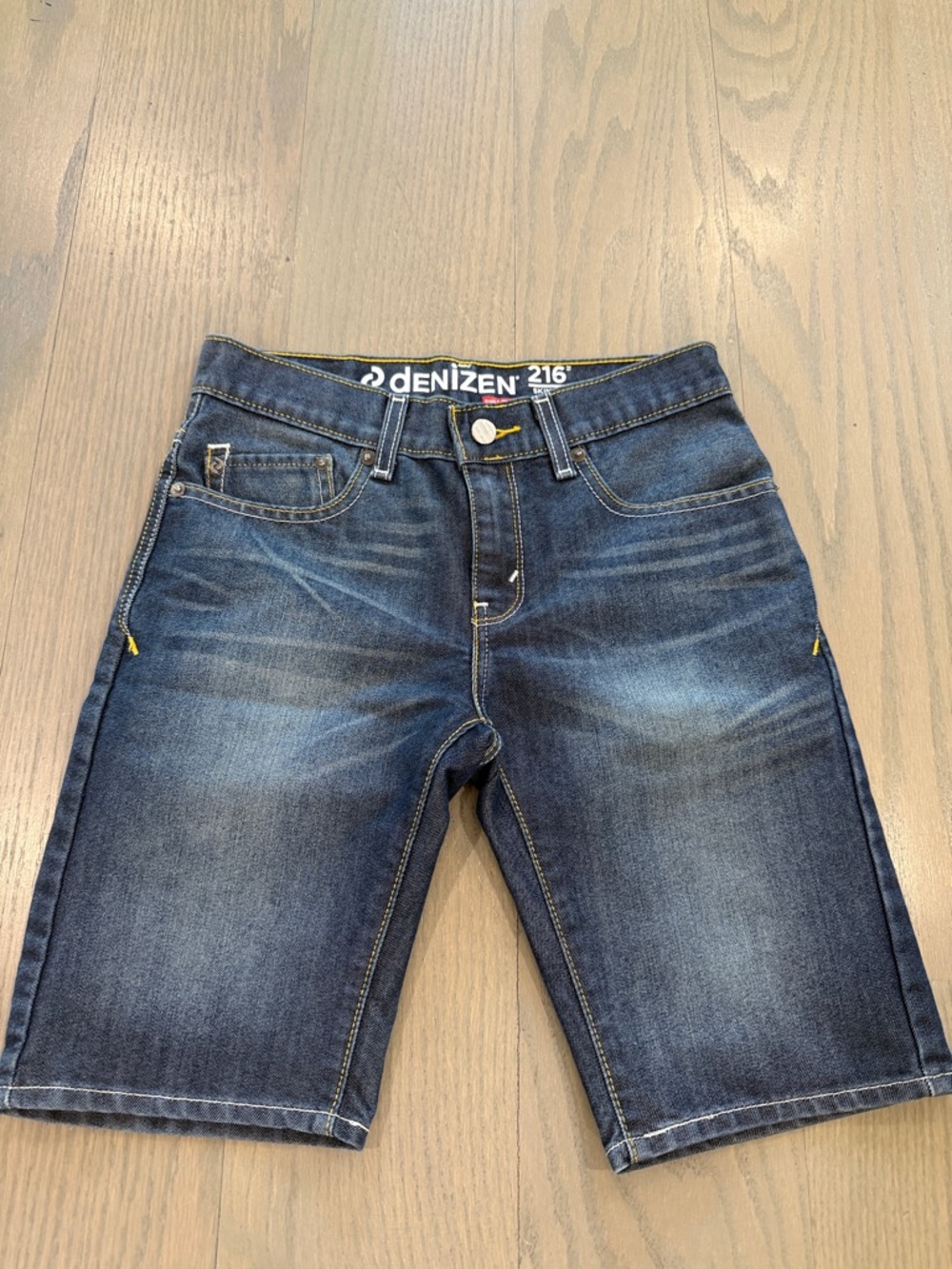 Denizen from Levi's Boys Blue Washed Denim Shorts
